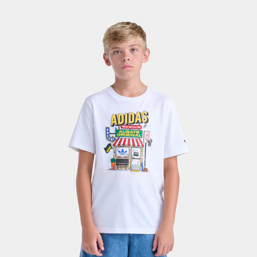 Футболка дитяча adidas Shoe Shop Graphic