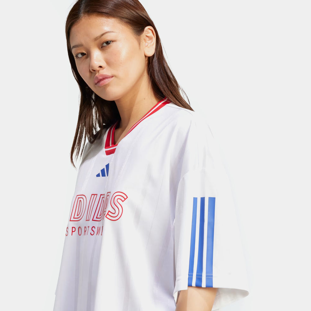 Футболка жіноча adidas Tiro Nations Boyfriend