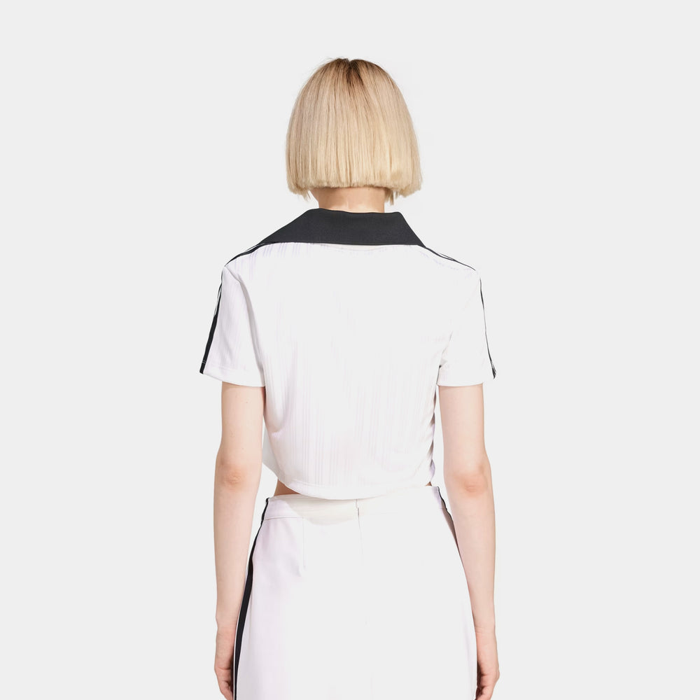 Поло жіноче adidas Adicolor Jacquard Crop