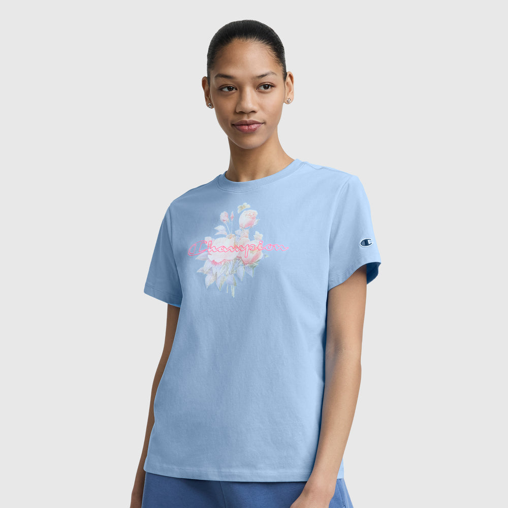 Футболка жіноча Champion Blurred Roses Graphic