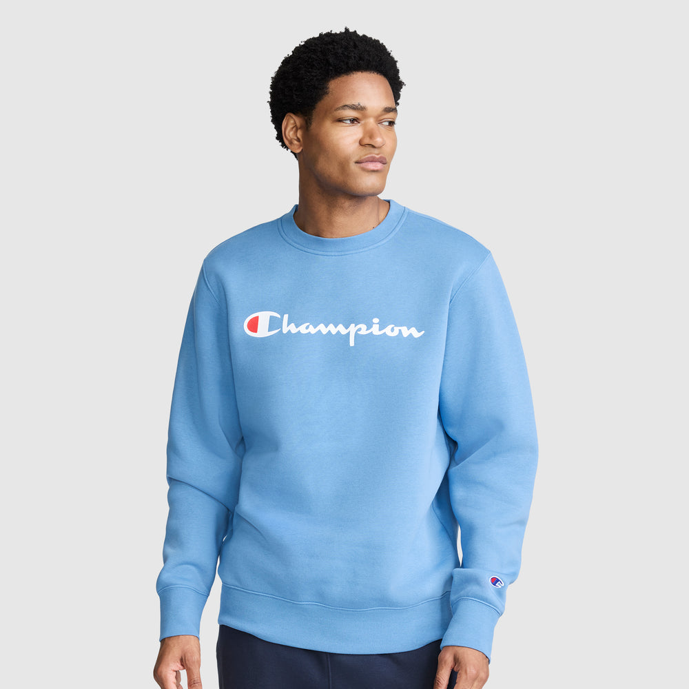Світшот чоловічий Champion Powerblend Crewneck Classic Script