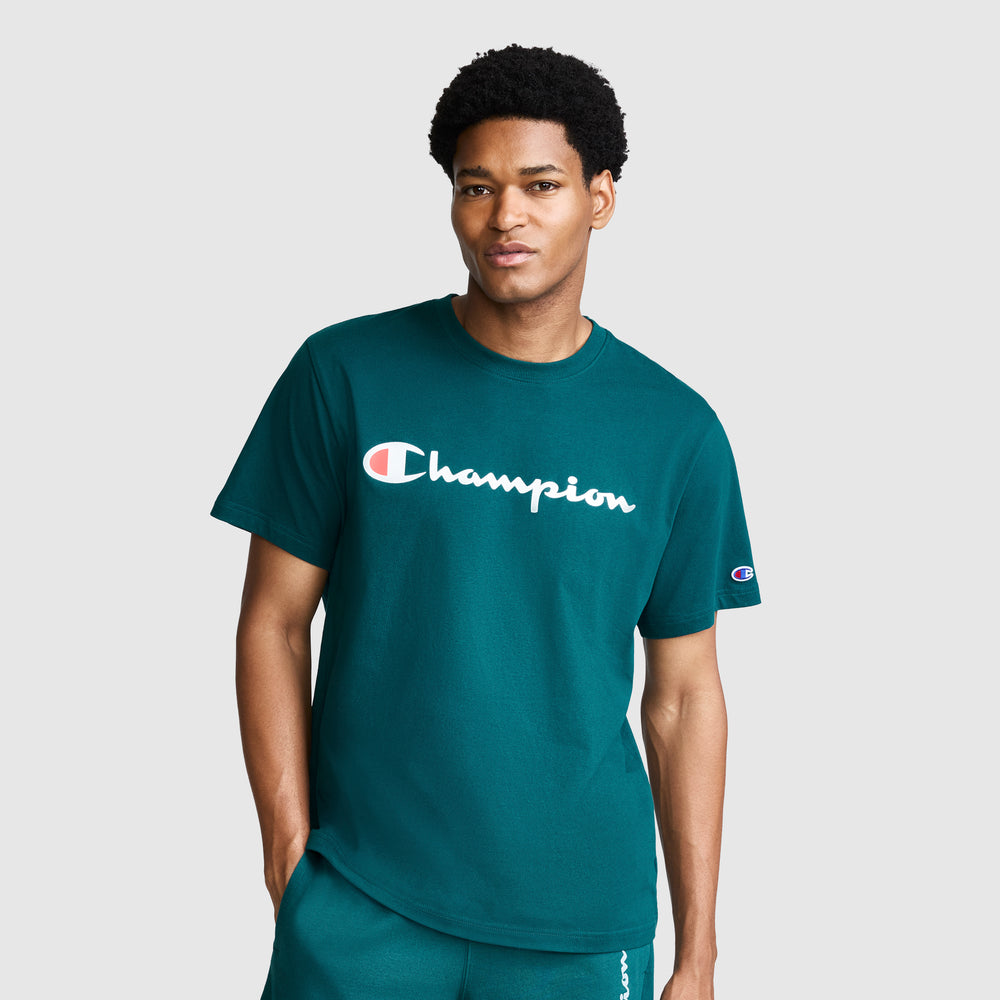 Футболка чоловіча Champion Classic Script Logo