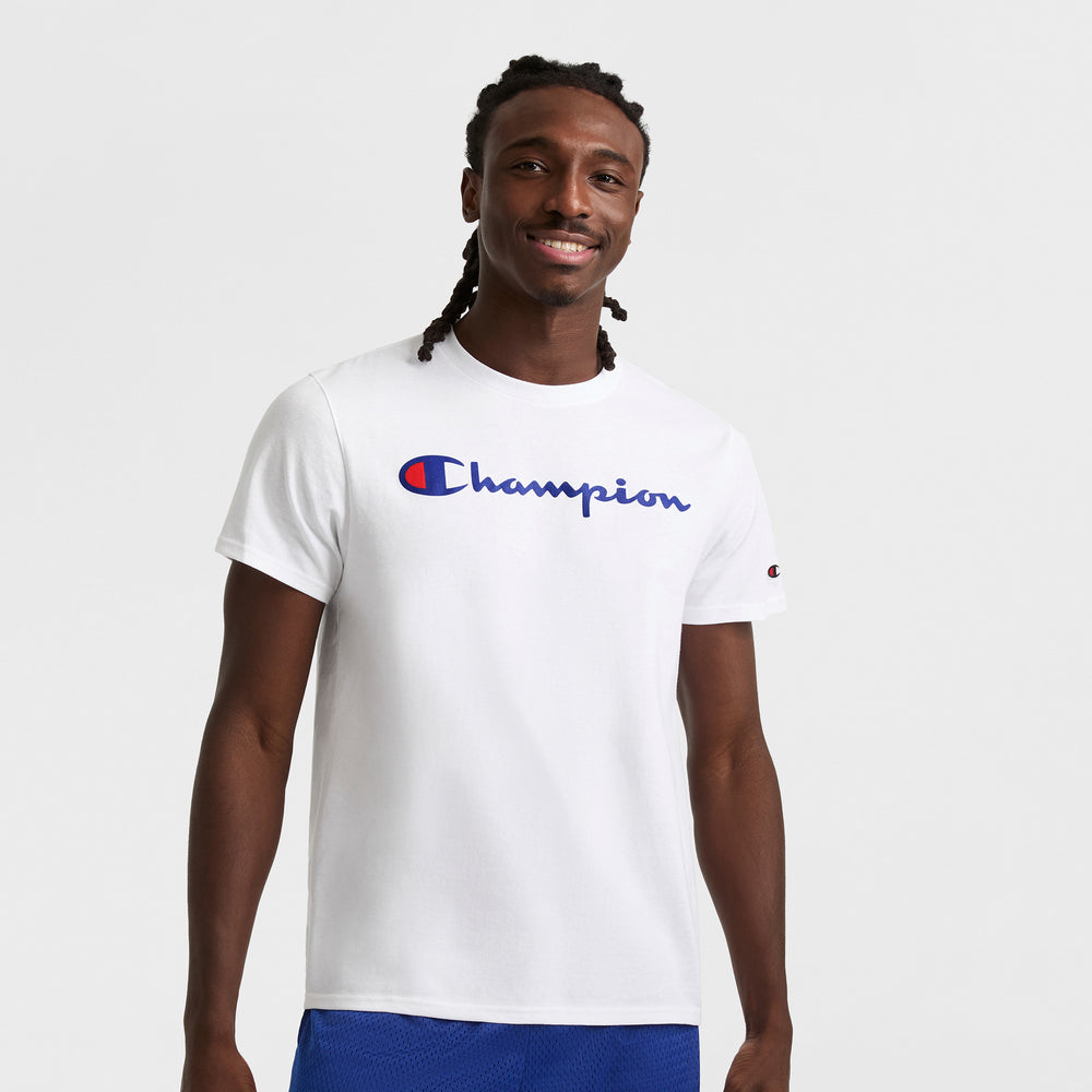 Футболка чоловіча Champion Classic Script Logo