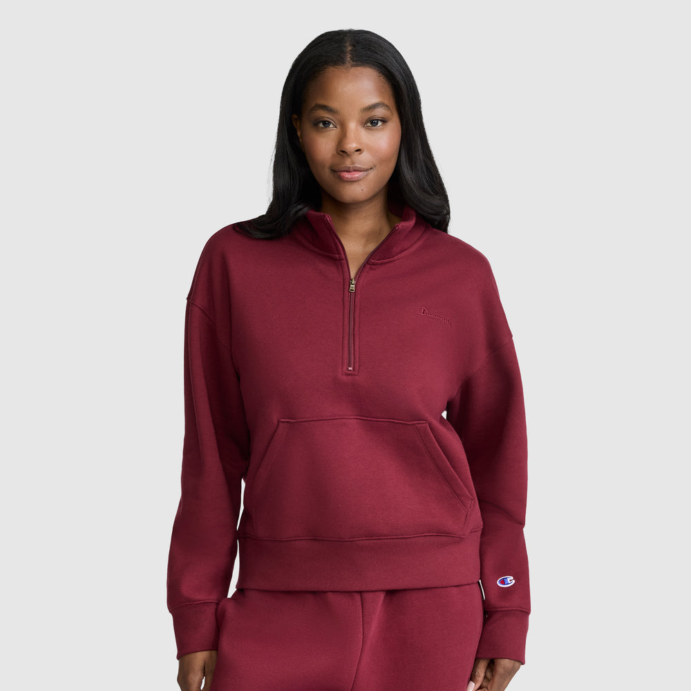 Світшот жіночий Champion Fleece Mockneck Quarter-Zip