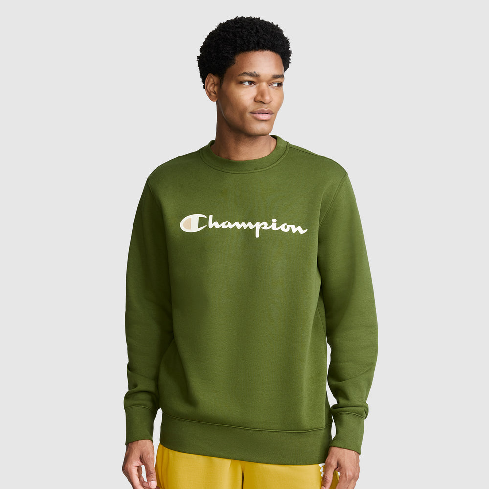Світшот чоловічий Champion Powerblend Crewneck Classic Script
