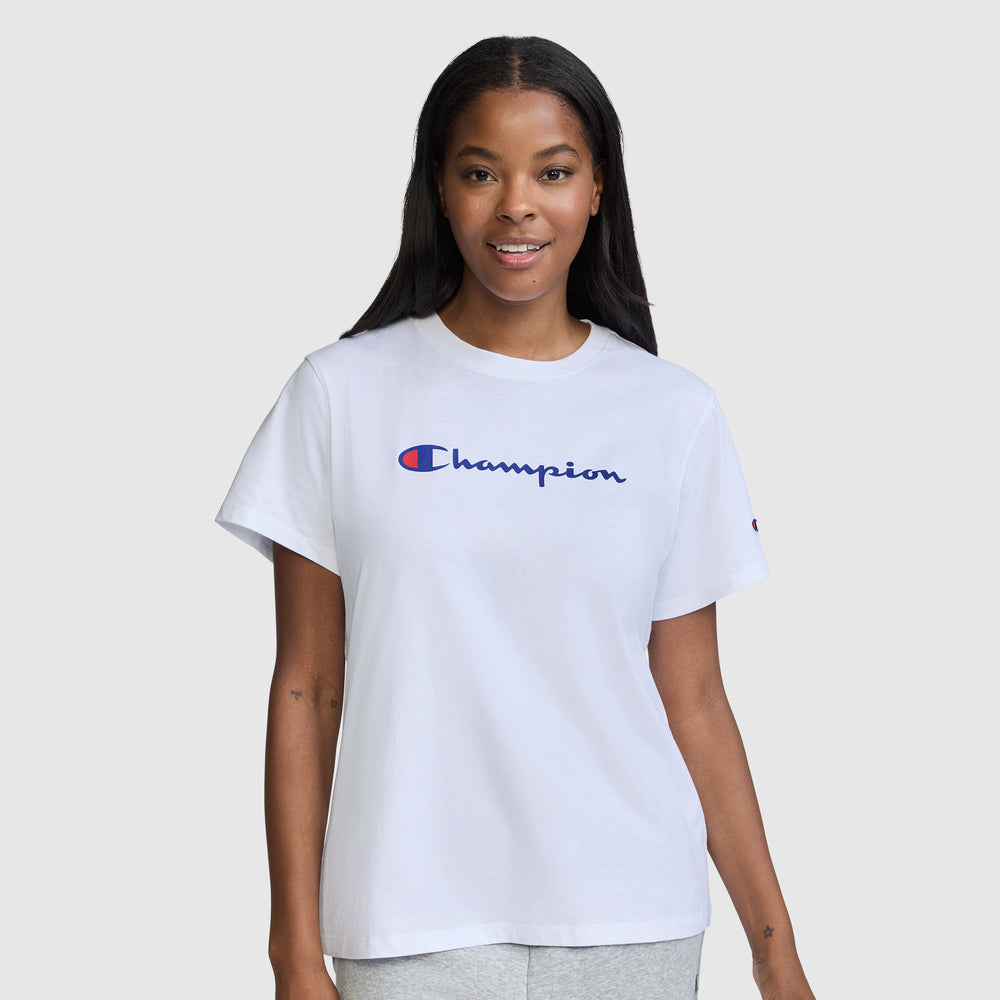 Футболка жіноча Champion Classic Script Logo