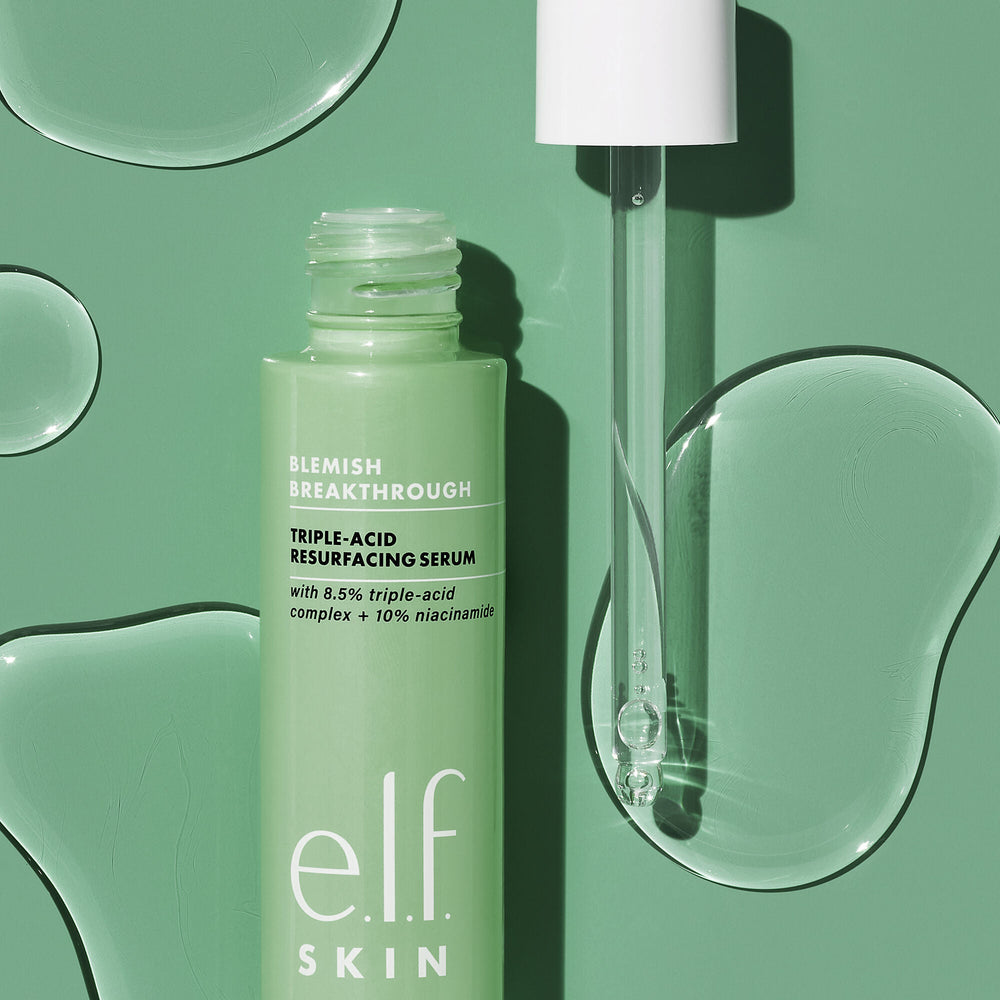 Сироватка e.l.f. Cosmetics Blemish Breakthrough Triple-Acid Resurfacing Serum