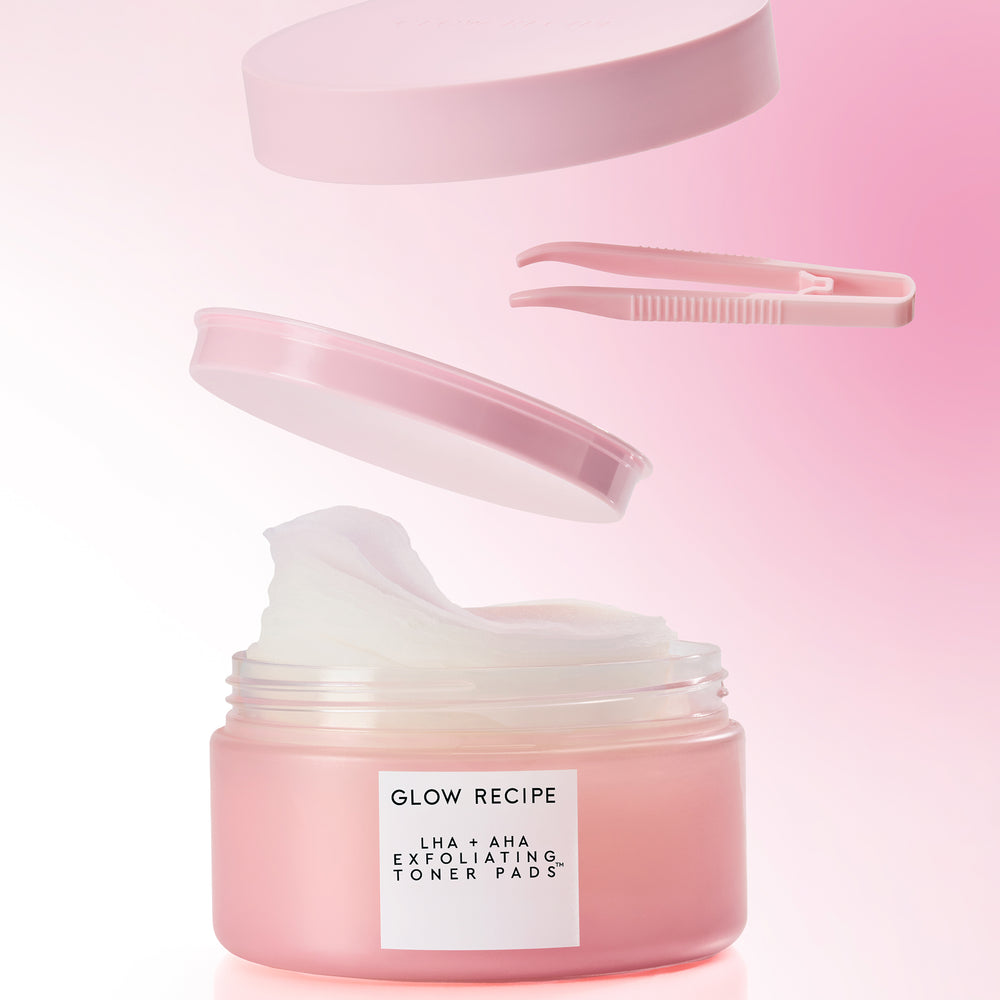 Тонер Glow Recipe LHA + AHA Korean Watermelon Toner Pads