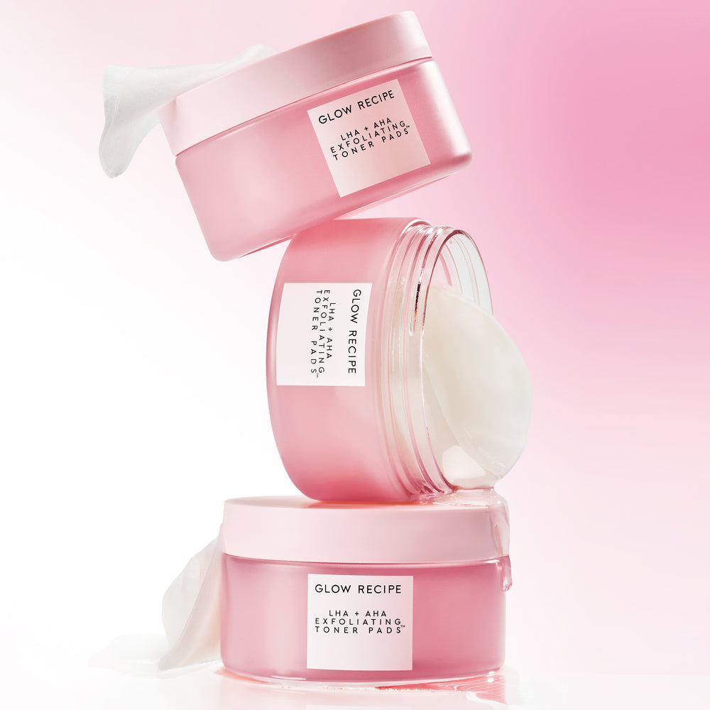 Тонер Glow Recipe LHA + AHA Korean Watermelon Toner Pads