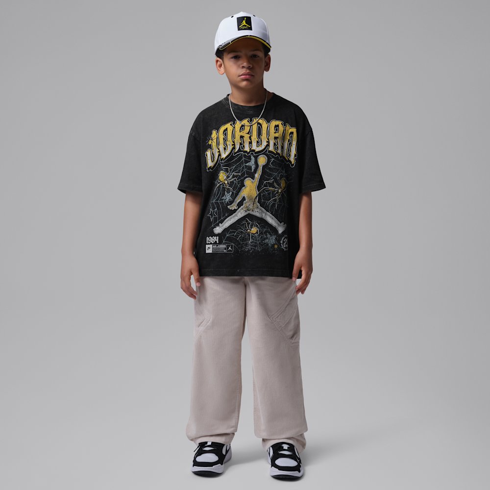 Футболка дитяча Jordan AJ4 Tour Yellow Retro