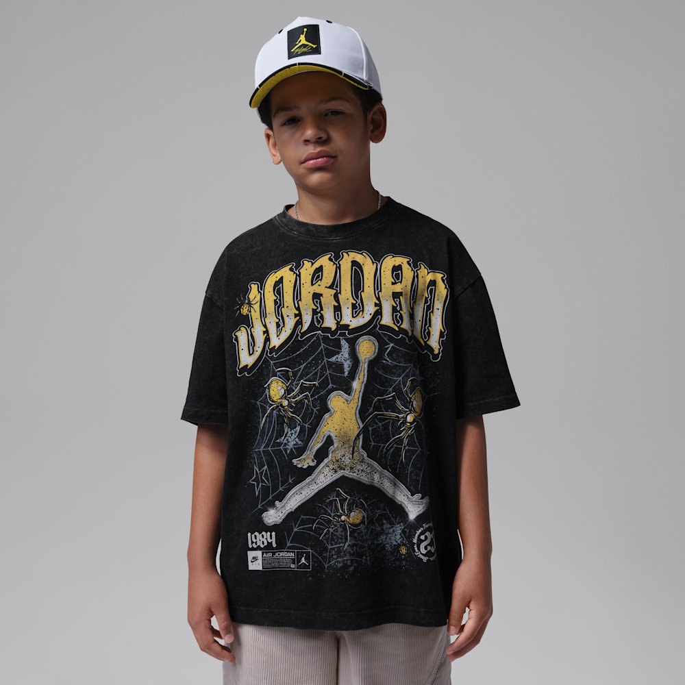 Футболка дитяча Jordan AJ4 Tour Yellow Retro