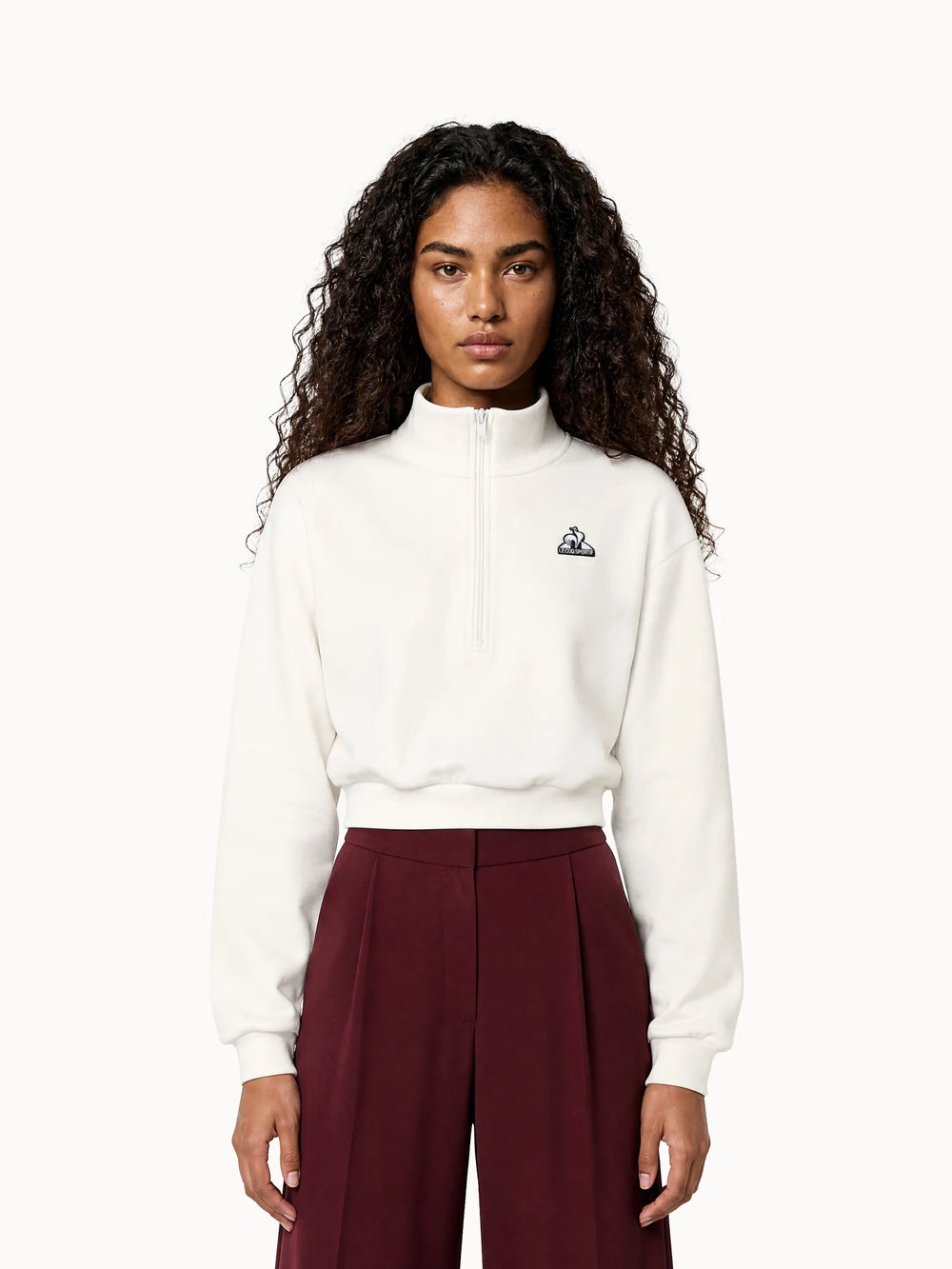 Світшот жіночий Le Coq Sportif Heritage Half-Zip