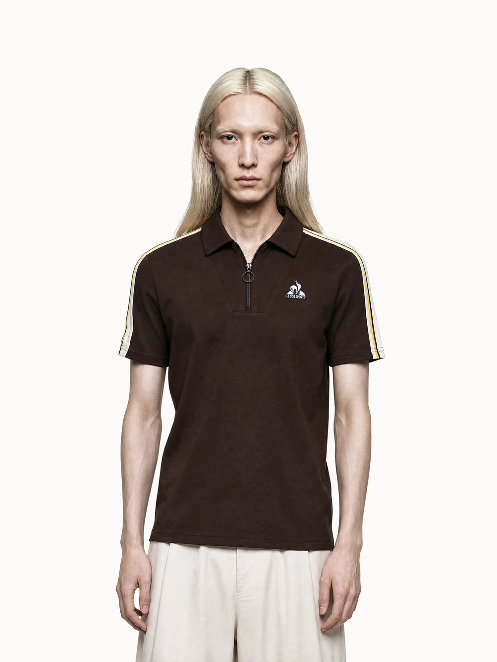 Поло чоловіче Le Coq Sportif Heritage Zip