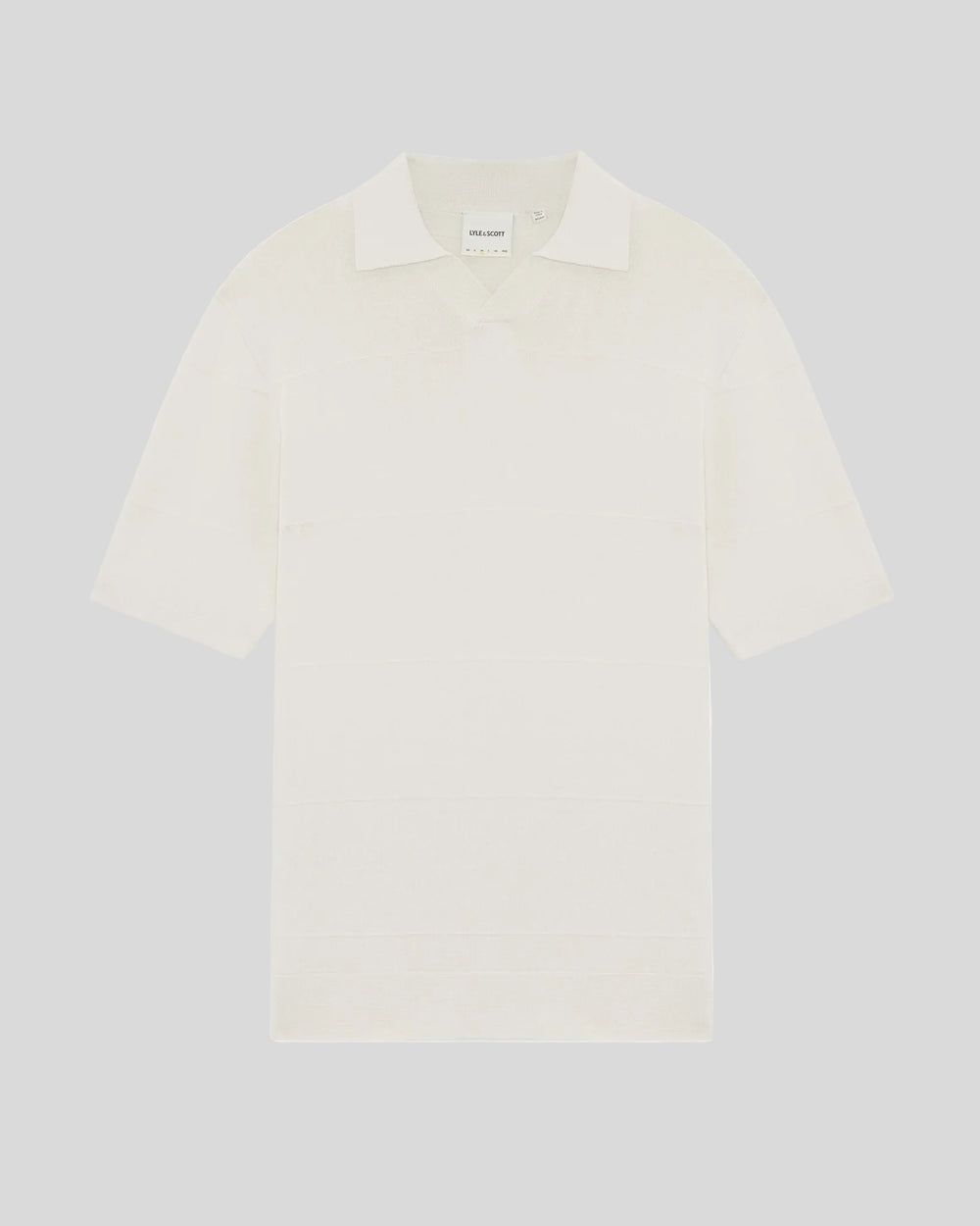 Поло чоловіче Lyle & Scott трикотажне з відкритим коміром