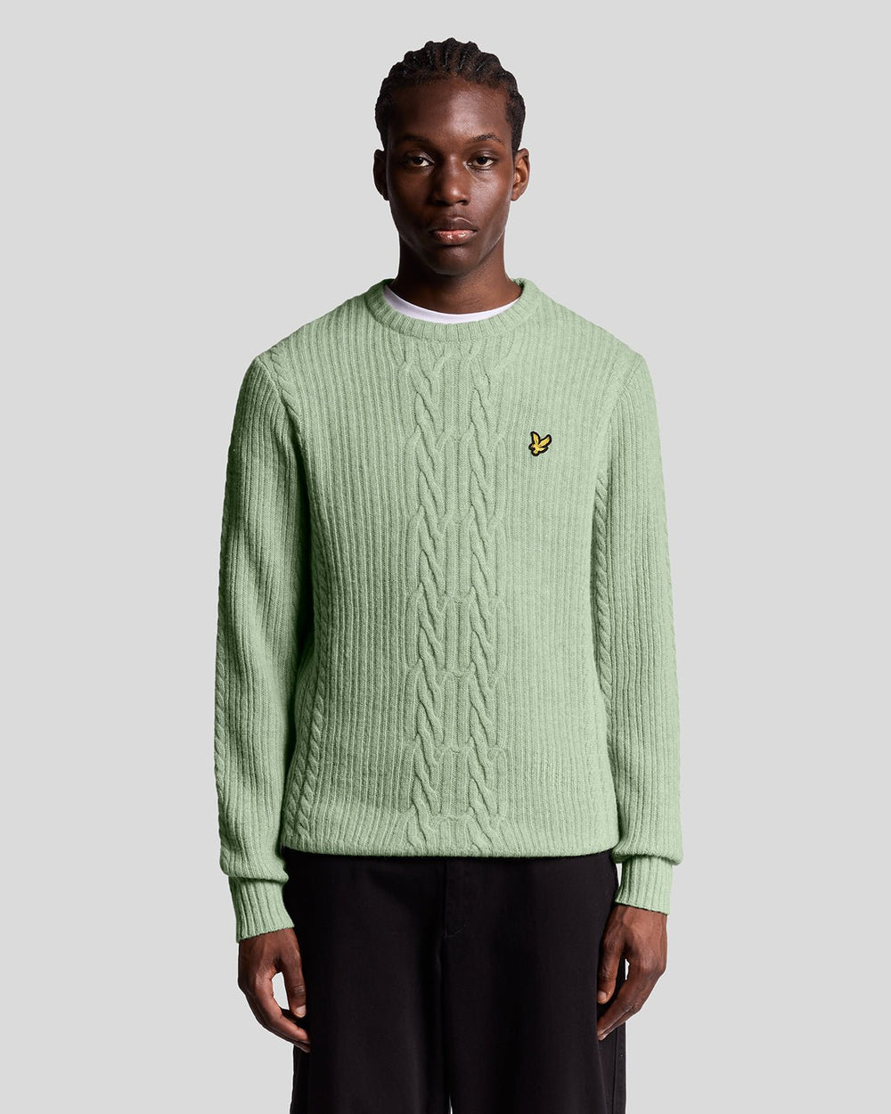 Светр чоловічий Lyle & Scott з косами