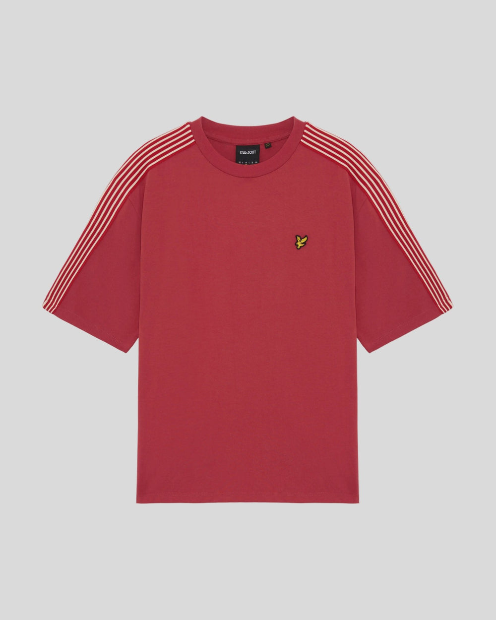 Футболка чоловіча Lyle & Scott з лампасами на рукавах