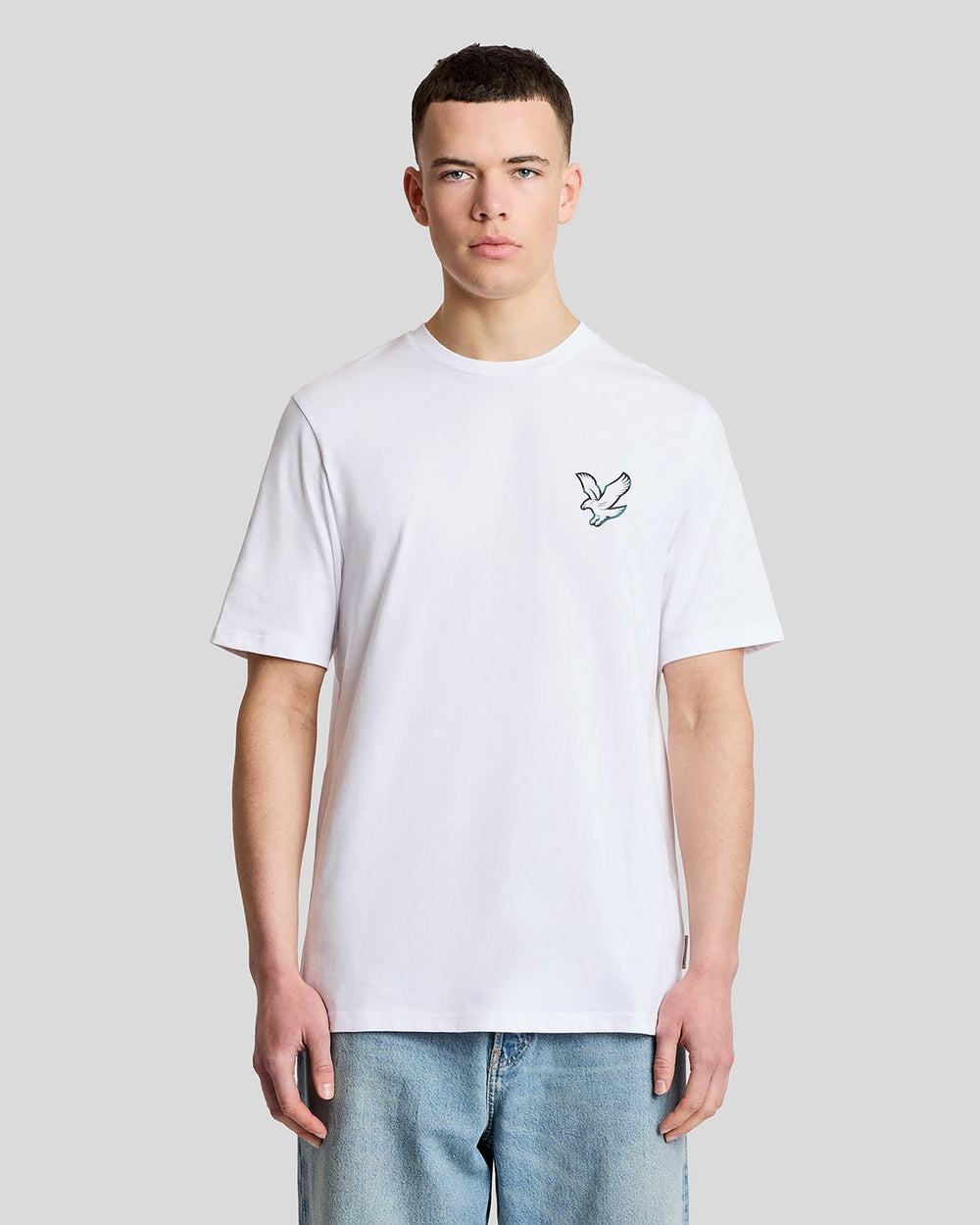 Футболка чоловіча Lyle & Scott з принтом на спині