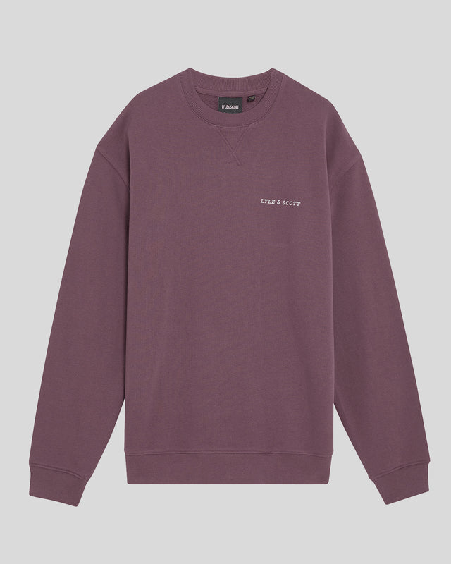 Світшот чоловічий Lyle & Scott Script з начосом