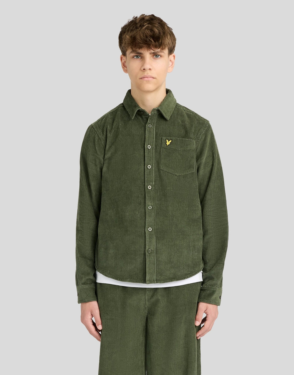 Сорочка дитяча Lyle & Scott вельветова
