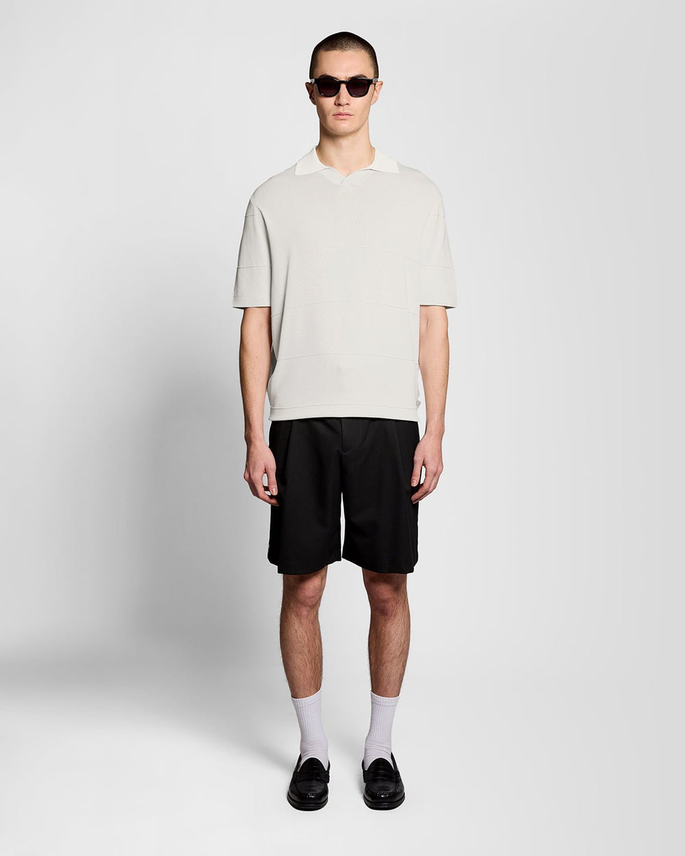 Поло чоловіче Lyle & Scott трикотажне з відкритим коміром