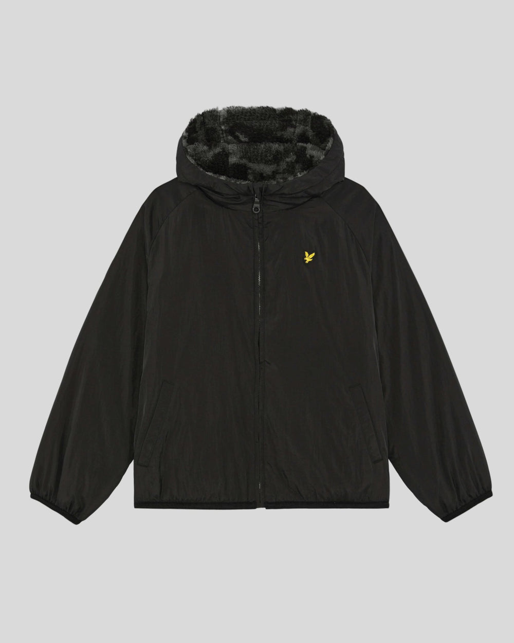 Куртка дитяча Lyle & Scott двостороння флісова