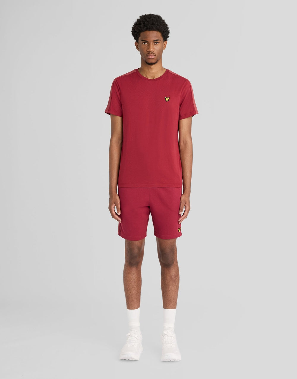 Футболка чоловіча Lyle & Scott Sports з жакардовою стрічкою