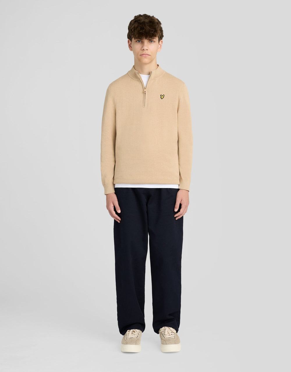 Светр дитячий Lyle & Scott на блискавці 1/4
