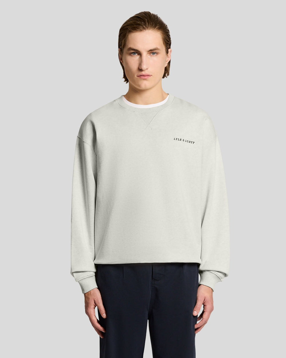 Світшот чоловічий Lyle & Scott Heavyweight Script