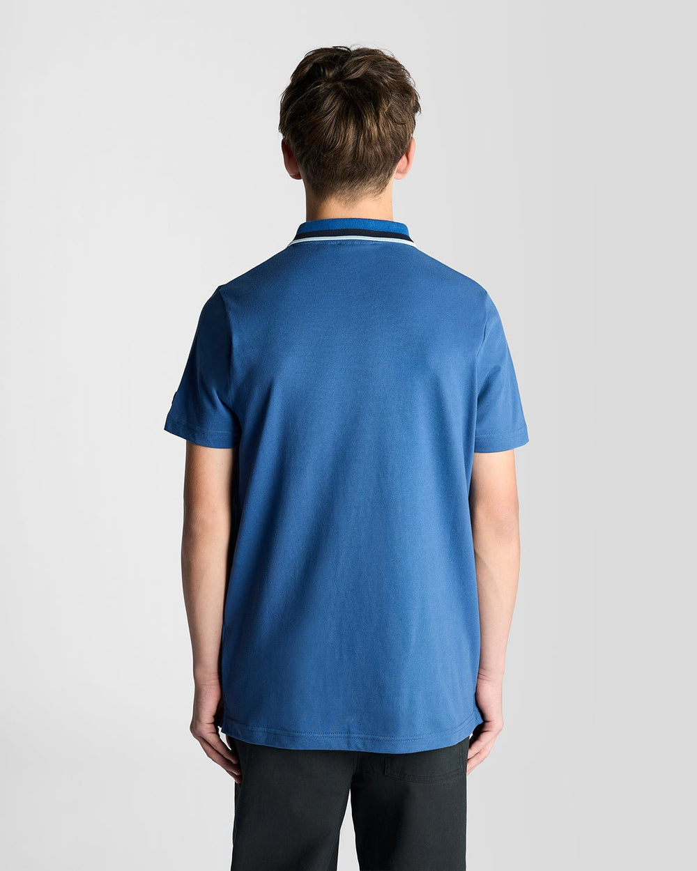 Поло дитяче Lyle & Scott з контрастним коміром