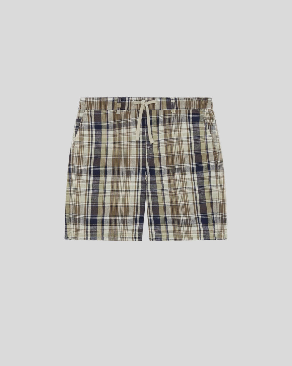 Шорти дитячі Lyle & Scott у клітинку з льоном