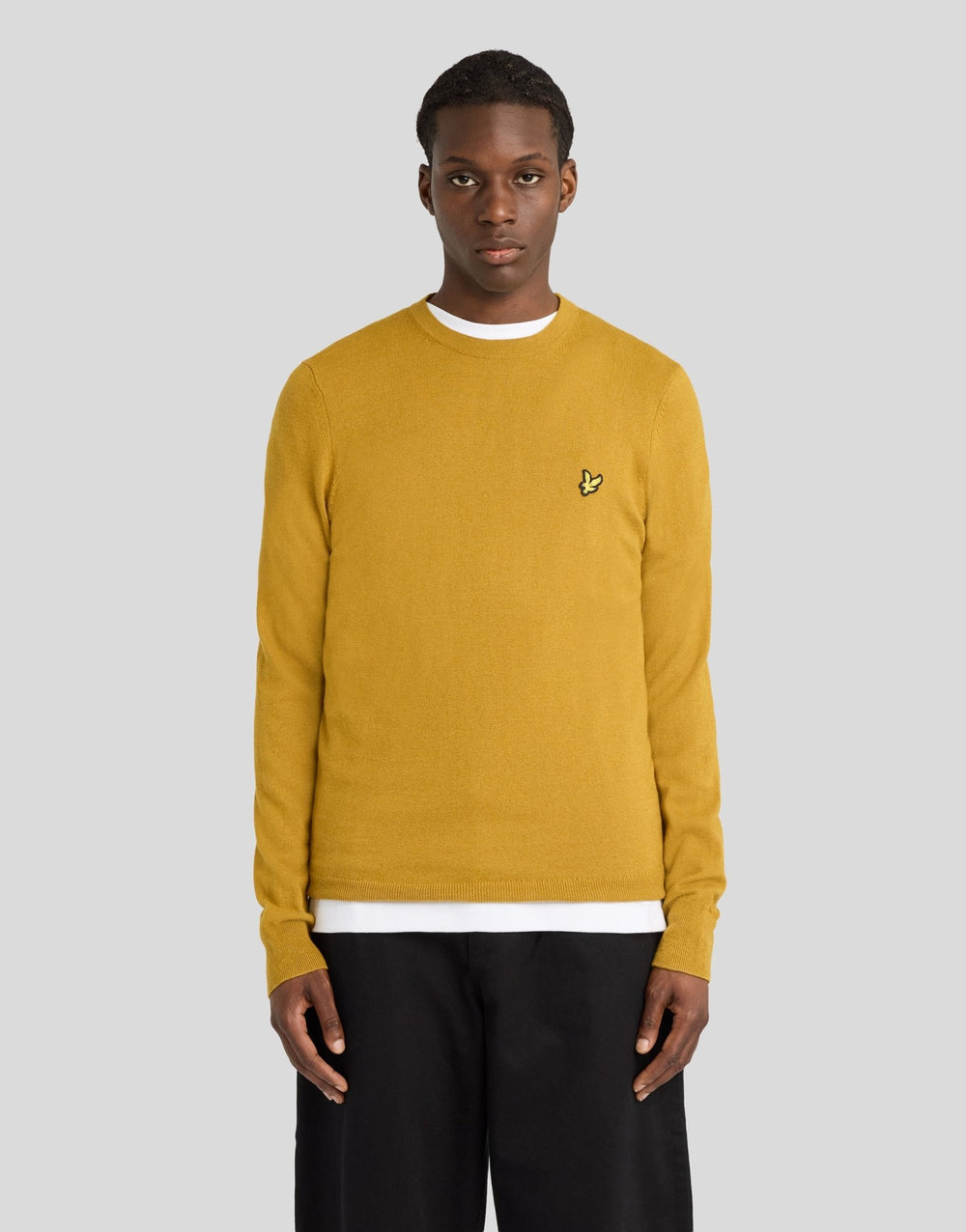 Светр чоловічий Lyle & Scott з бавовни та мериносу