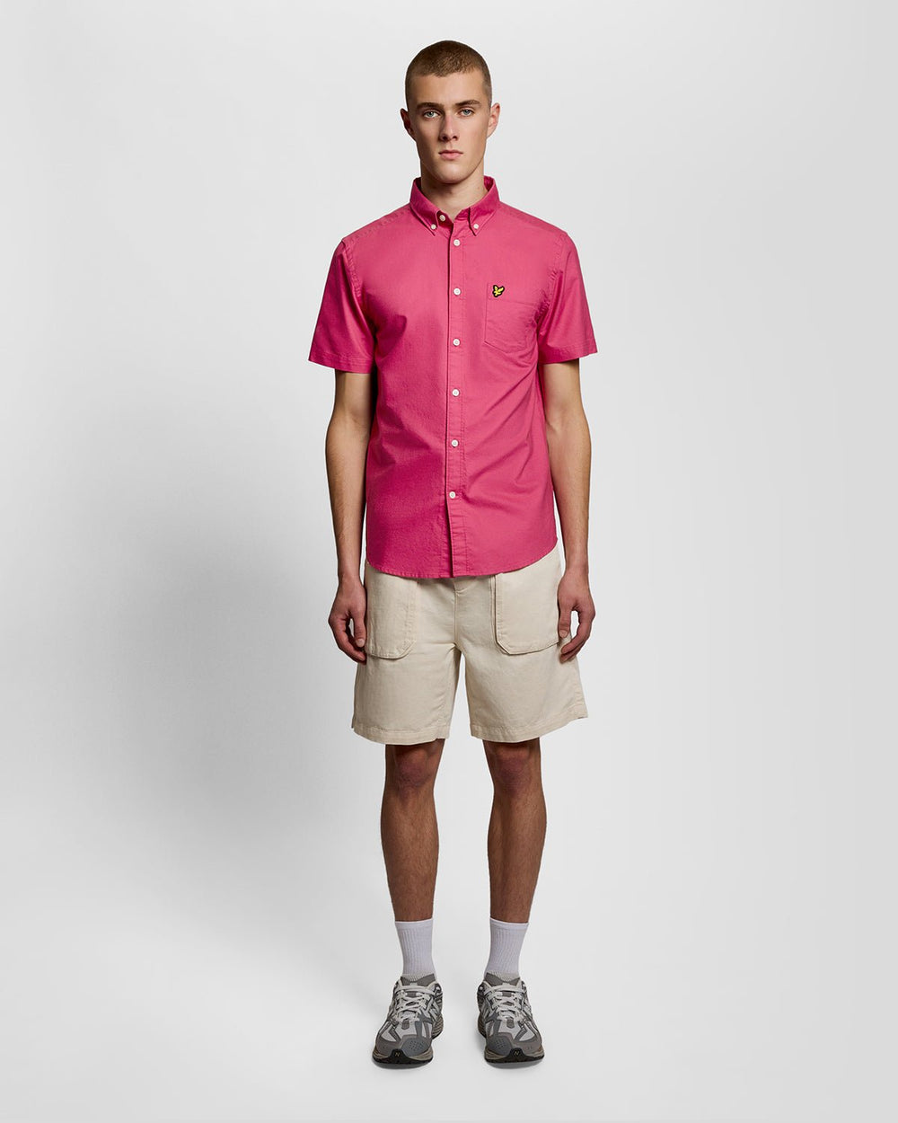 Сорочка чоловіча Lyle & Scott Oxford з коротким рукавом