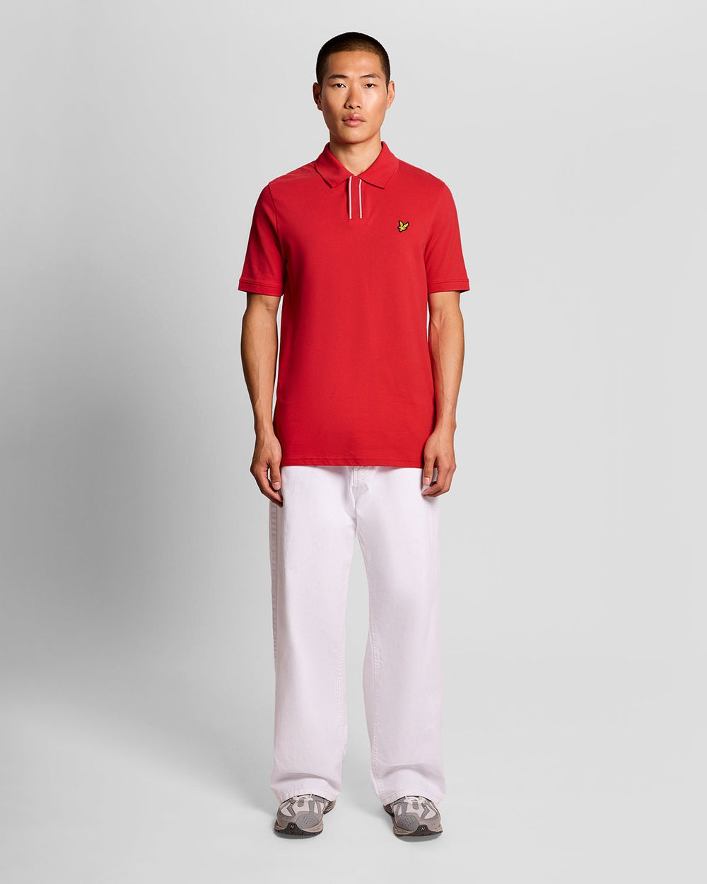Поло чоловіче Lyle & Scott з контрастною планкою