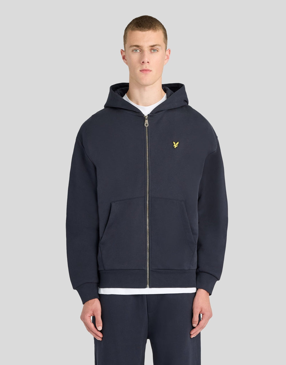 Худі чоловіче Lyle & Scott Heavyweight Loopback на блискавці
