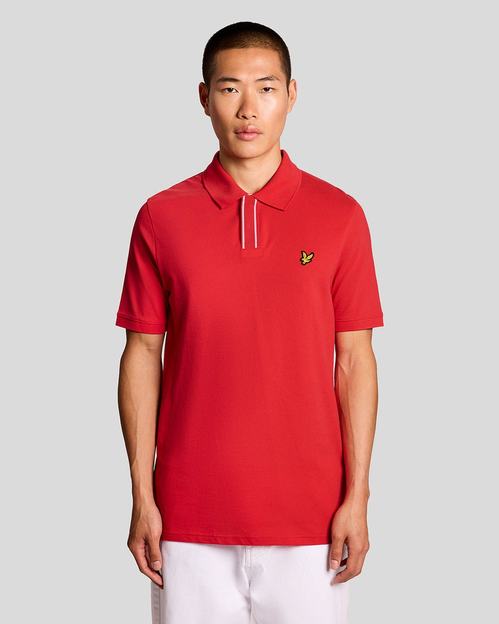 Поло чоловіче Lyle & Scott з контрастною планкою