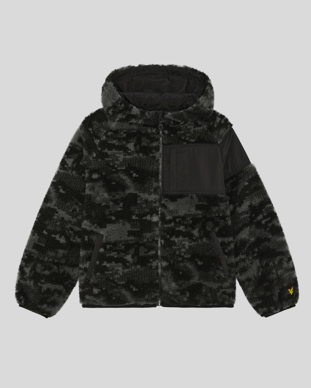 Куртка дитяча Lyle & Scott двостороння флісова