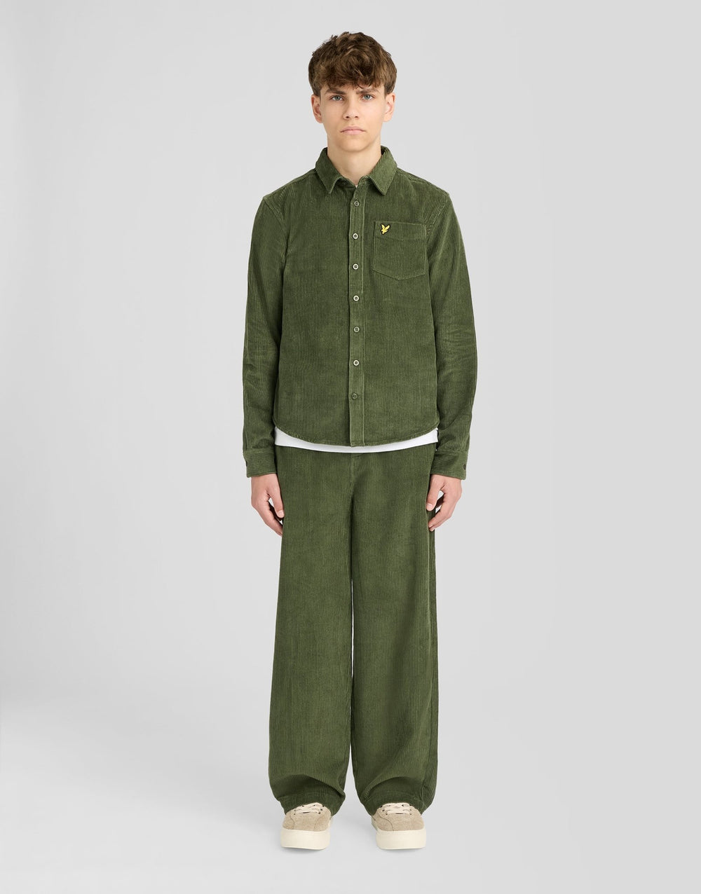 Штани дитячі Lyle & Scott вельветові прямі