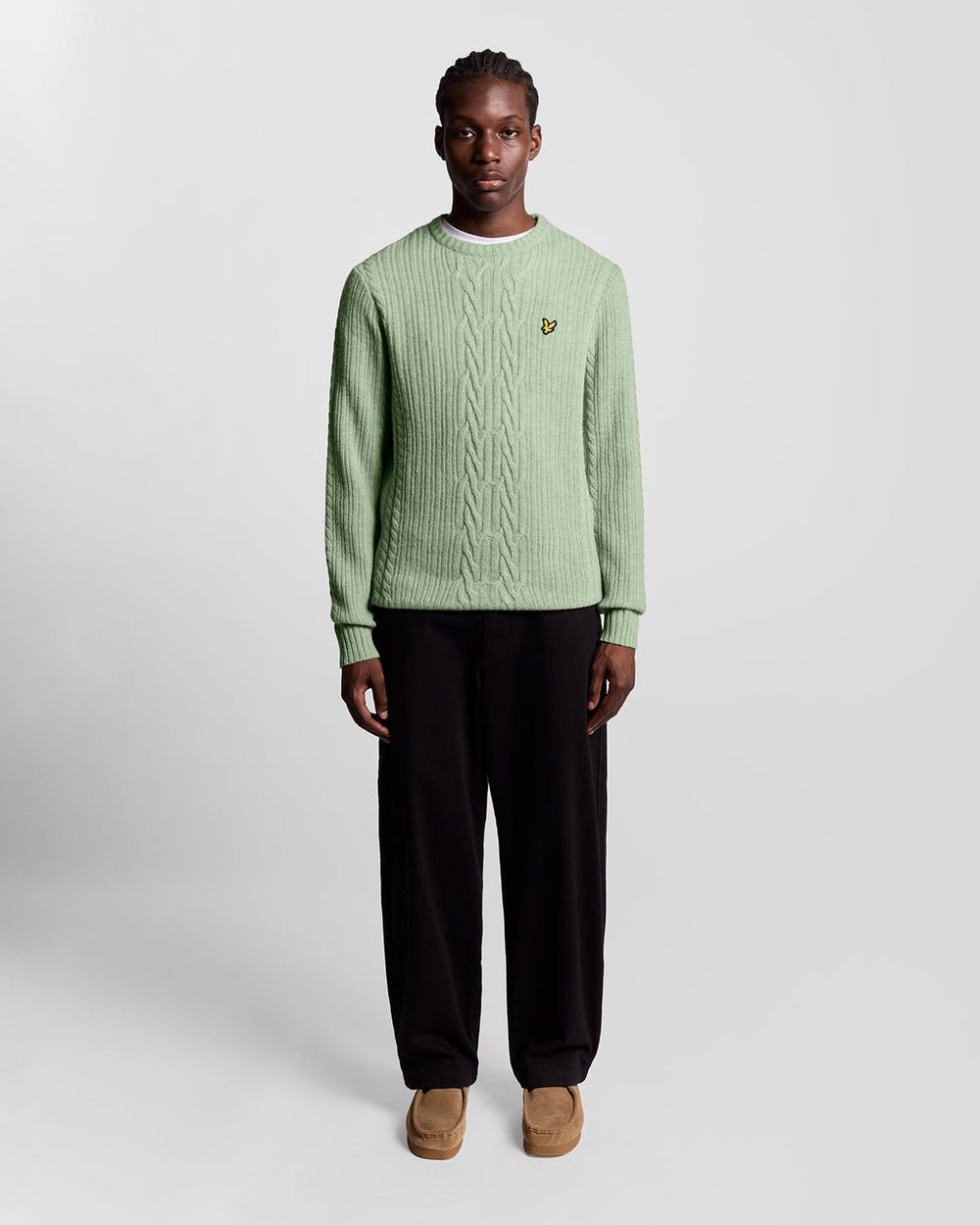 Светр чоловічий Lyle & Scott з косами
