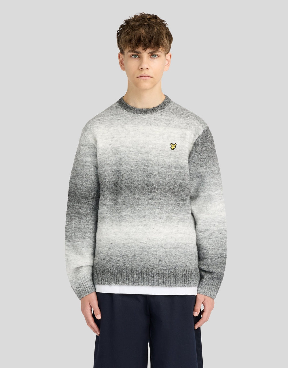 Светр дитячий Lyle & Scott з ефектом омбре