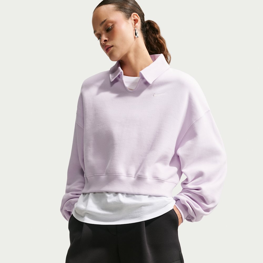 Поло жіноче Nike Studio Fleece Medium Weight