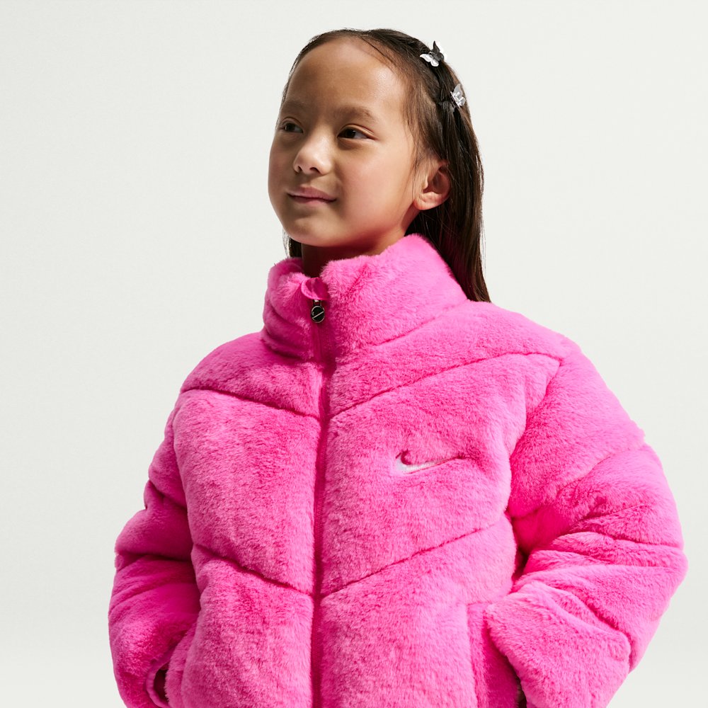 Куртка дитяча Nike Quilted Faux Fur