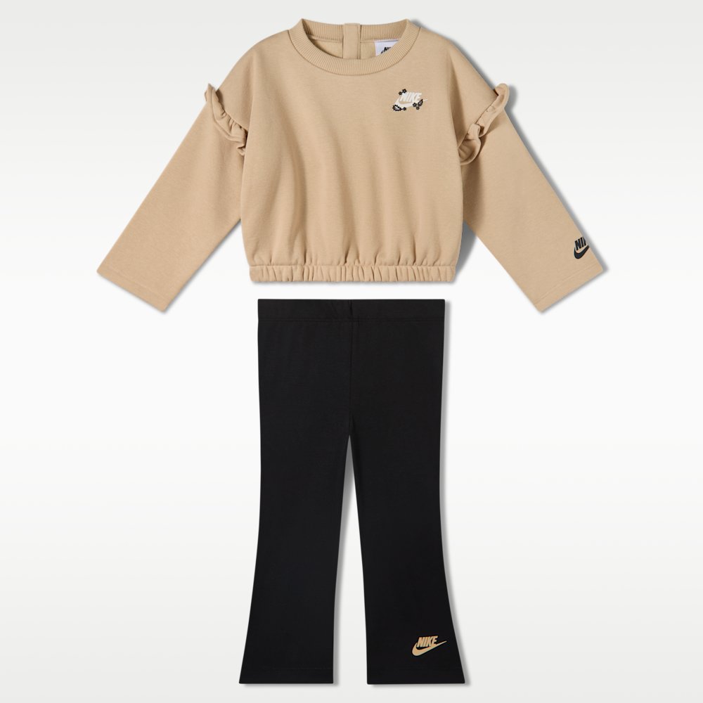 Комплект дитячий Nike Ruffle Crew and Flared Leggings