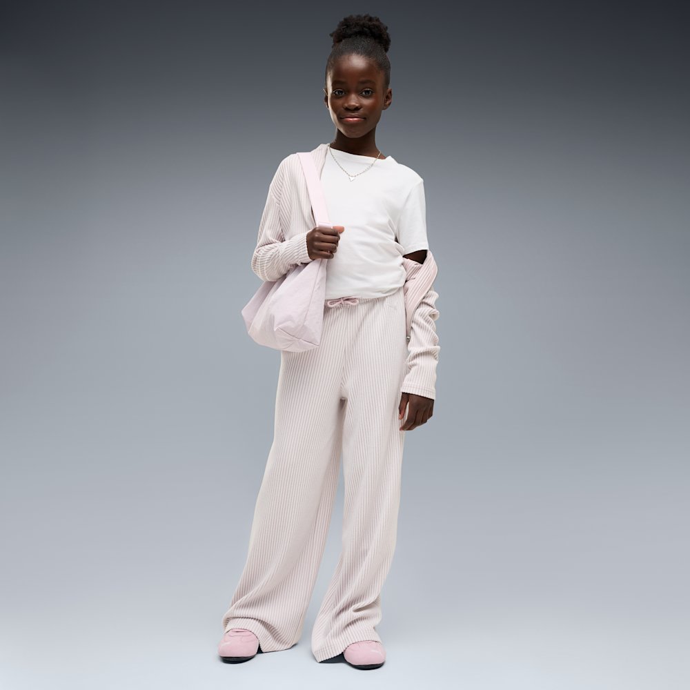 Штани дитячі PUMA Essentials Ribbed Wide Leg