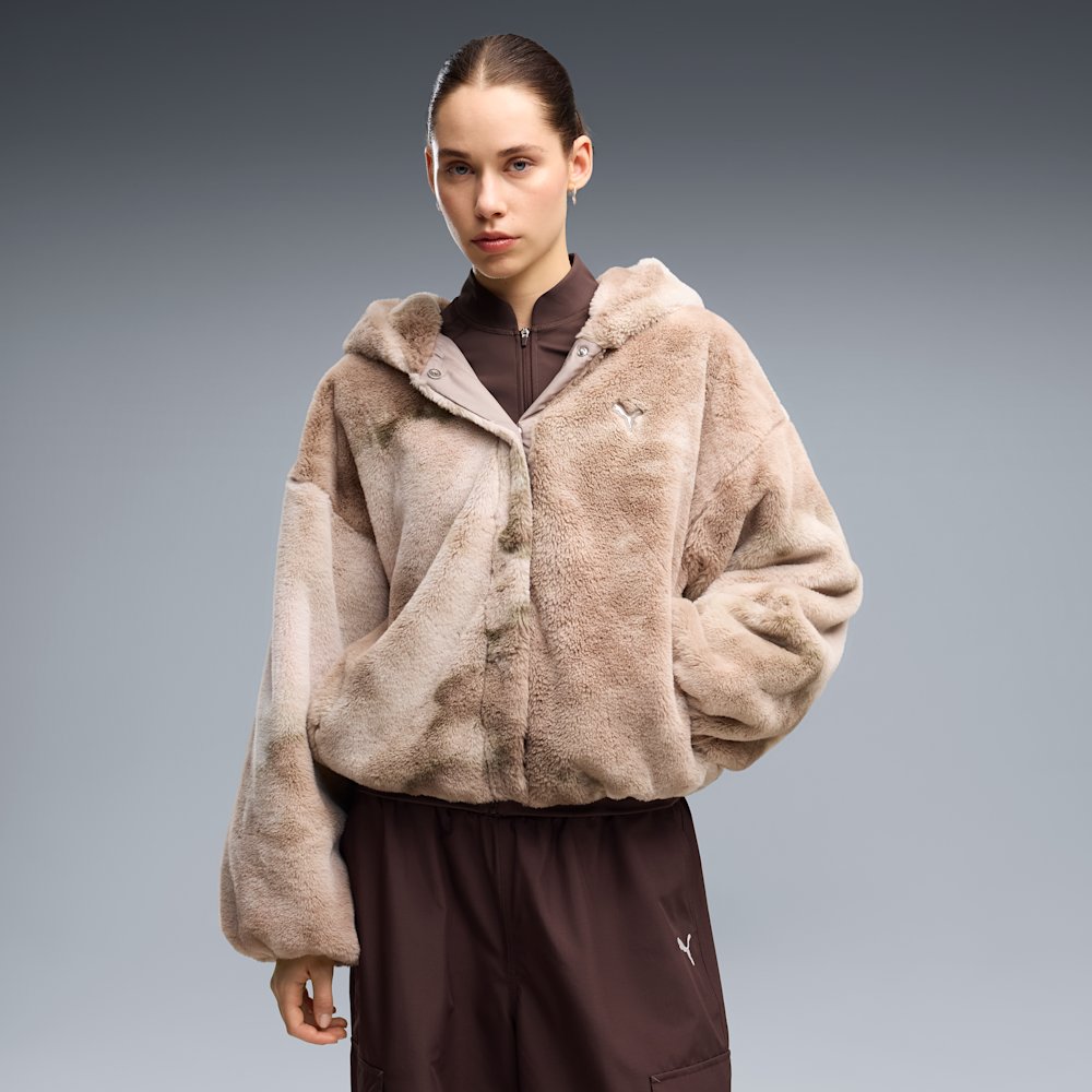 Куртка жіноча PUMA Street Glam Oversized Fleece