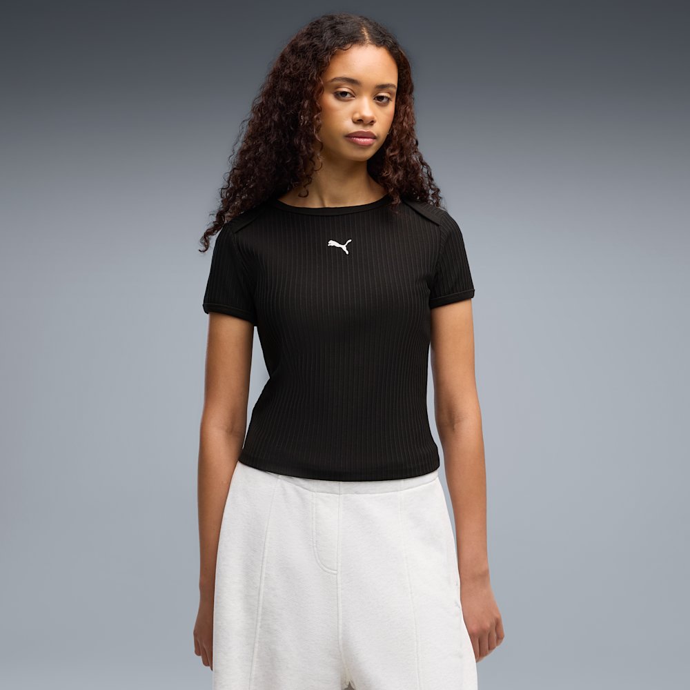 Футболка жіноча PUMA Essentials Ribbed Slim