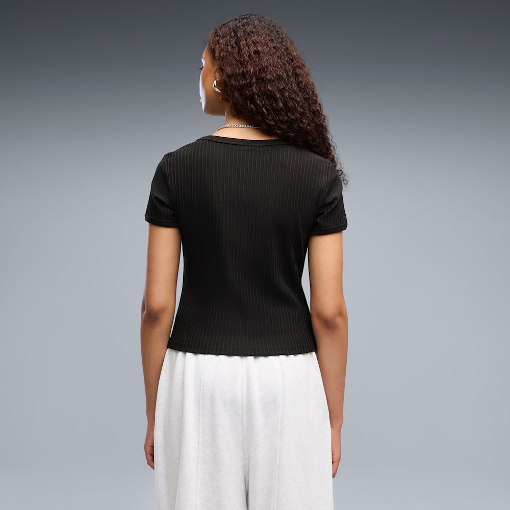 Футболка жіноча PUMA Essentials Ribbed Slim