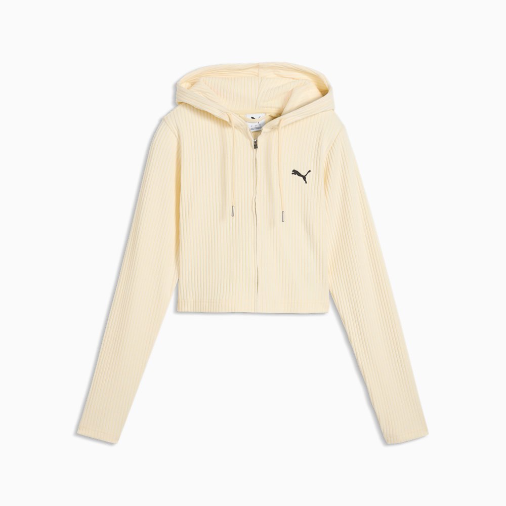 Худі жіноче PUMA Essentials Ribbed Zip-Up