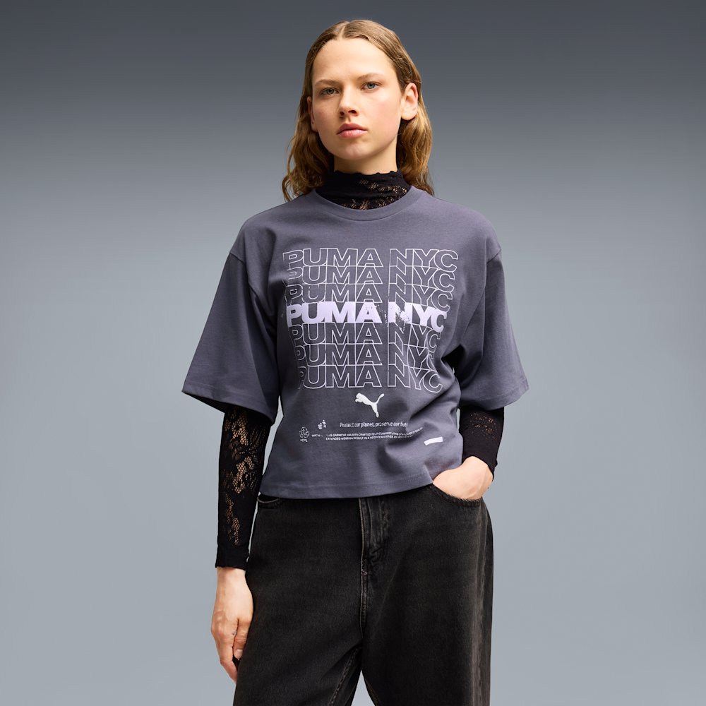 Футболка жіноча PUMA NYC Oversized Graphic