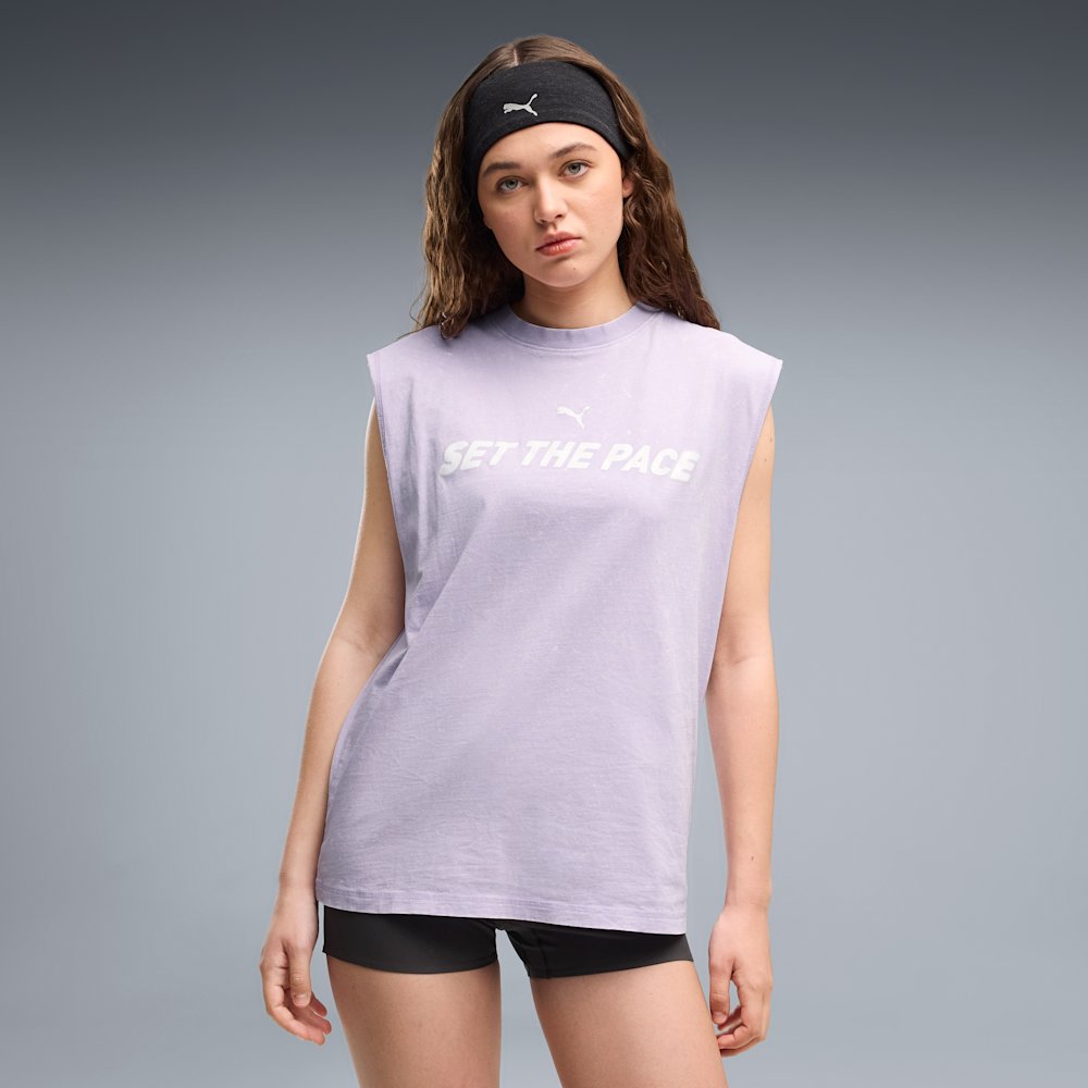 Майка жіноча PUMA Run Culture Relaxed Washed