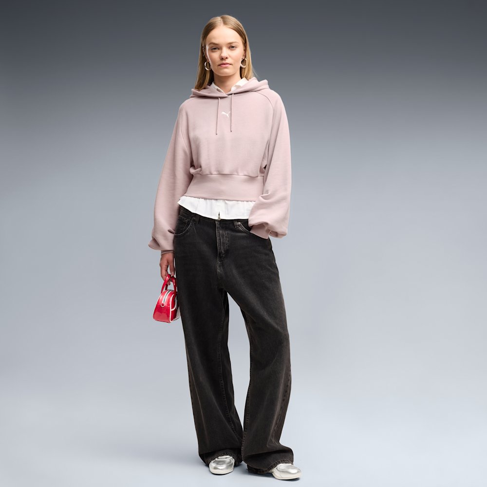 Худі жіноче PUMA Essentials Cropped Balloon Sleeve